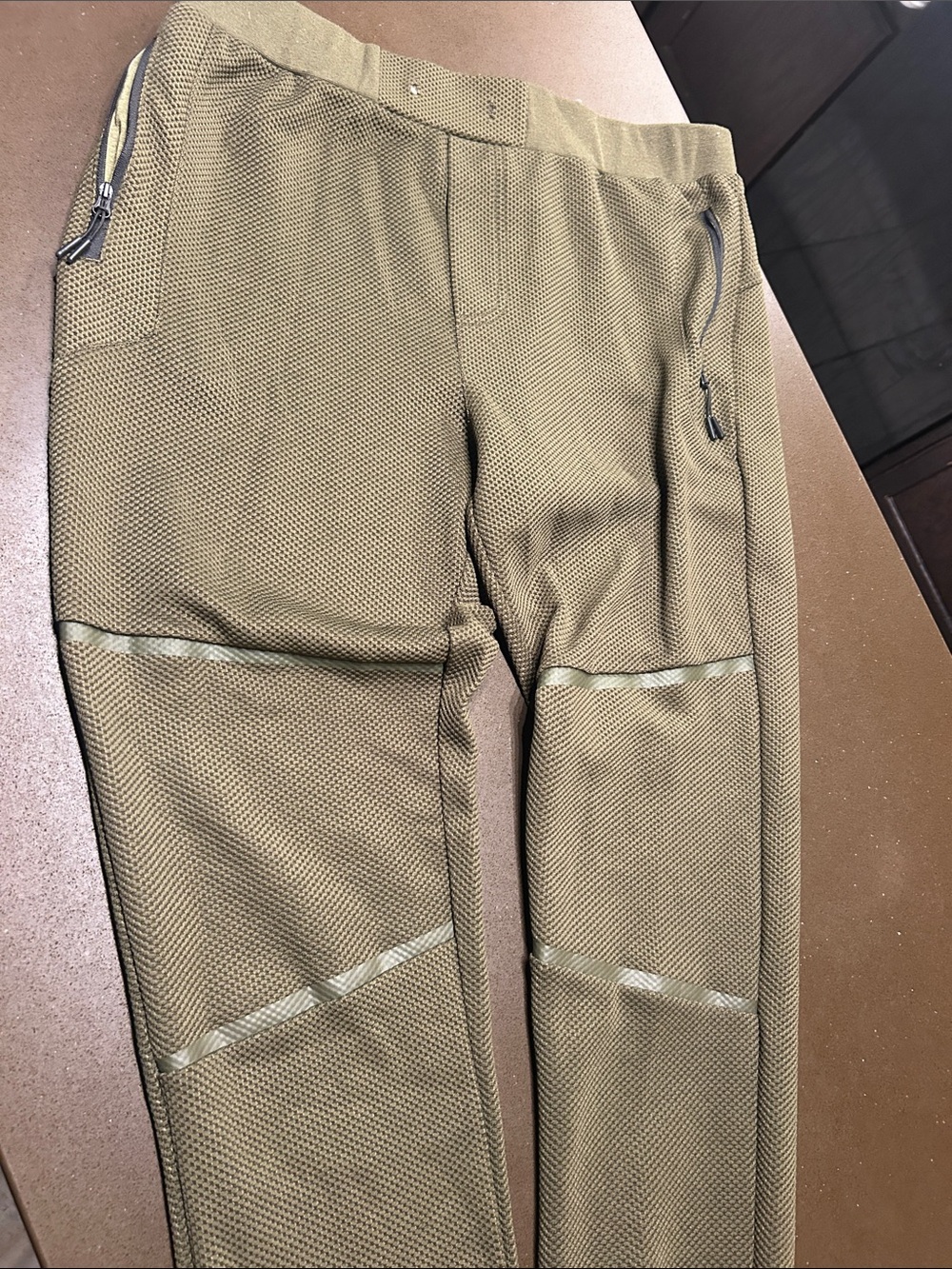 ZYIA Men's Mesh Joggers in Olive